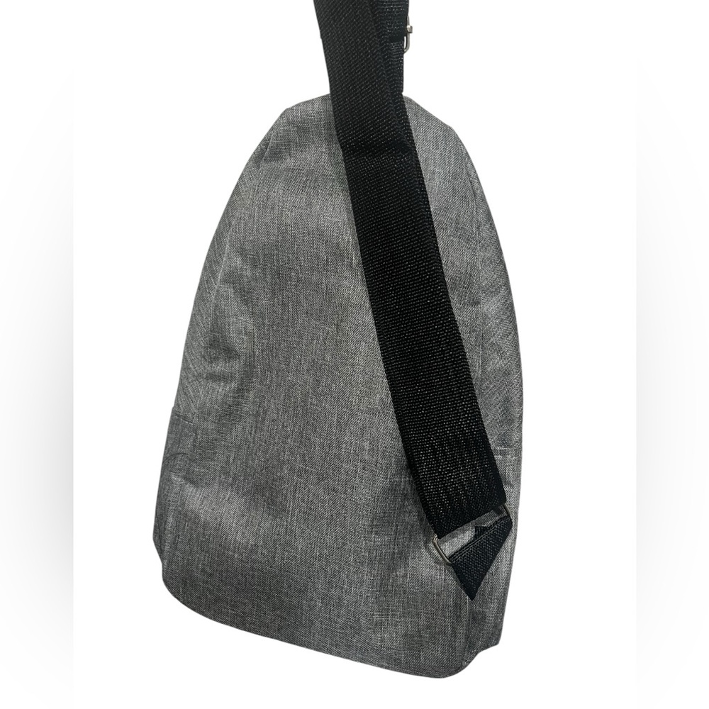 New without tags Crossbody Gray and Black Sling Backpack - Picture 9 of 9